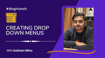 How to create dropdown menus