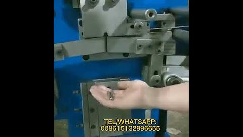 automatic split pin making machine