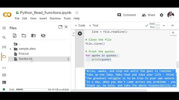 Lecture 22: Understanding Python File Read Functions: open(), read(), readline(s)() (Hindi)
