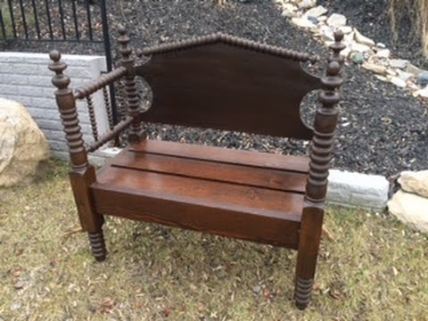 Headboard Bench - YouTube