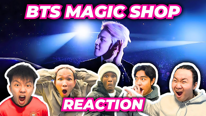 FIRST TIME REACTING TO BTS 'Magic Shop' Live Performance
