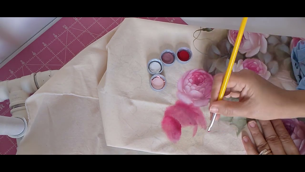 Como pintar uma rosa 🌹 🌹