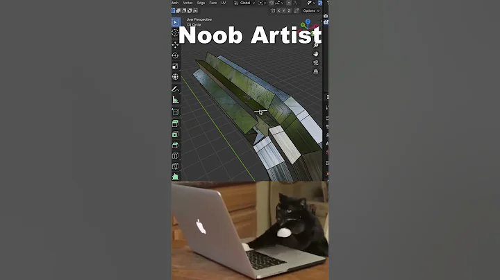 Noob vs Pro artist: Connecting Shapes #blendertutorial #blender #blendercommunity #blender3d #b3d