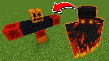 HOW TO SPAWN GIANT MAGMA GOLEM IN MINECRAFT