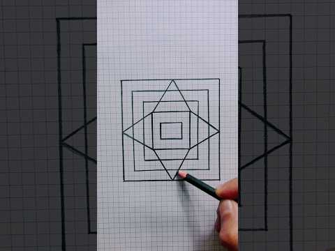 رسم هندسي سهل وبسيط   3     