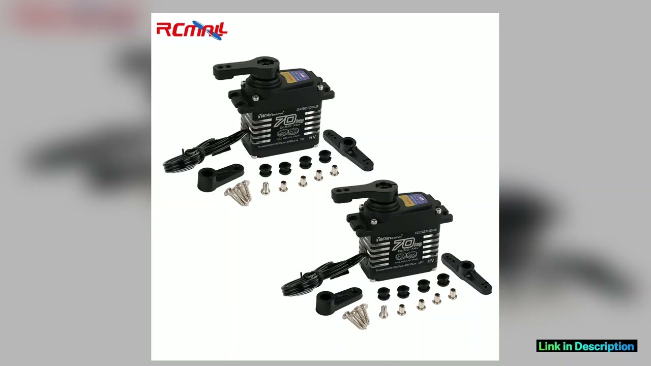 2PCS 70KG High Torque High Voltage Metal Gear Digital Servo IP68 Brushless Motor Robot Servo for
