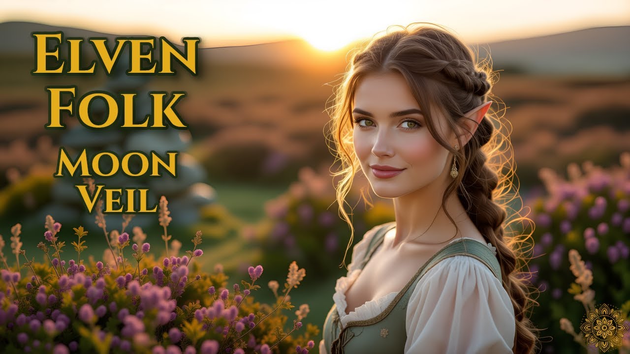 Elven Moon-Veil over the Glade — Crystal Flute Folk