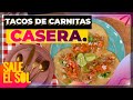 Tacos de Carnitas Casera: Receta de la Chef Ingrid Ramos