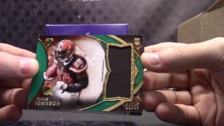 Brad's 2016 Leaf Mini Helmet & 2015 Triple Threads NFL 2 Box Break