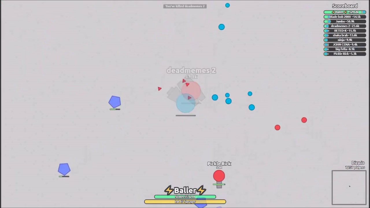 NEW BATTLESHIP GOD ll Diep.io