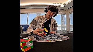 Ryan Pilat 3x3 Rubiks cube One Handed Solved in 6.43s WR10/NR3 2025 #rubikscube #viral #shorts