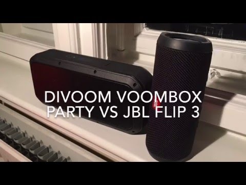 Divoom Voombox Party vs JBL flip 3 || Sound comparison!!