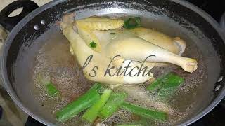 tinibuok na manok (native chicken) pang lasang Pinoy recipe
