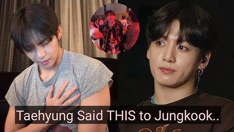 This BROKE Jungkook… Taehyung’s Unexpected Words Left the Whole World Emotional!