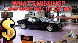 It Begins - Exploring The Parts Pile And Preparing For Shipping - Detomaso Pantera