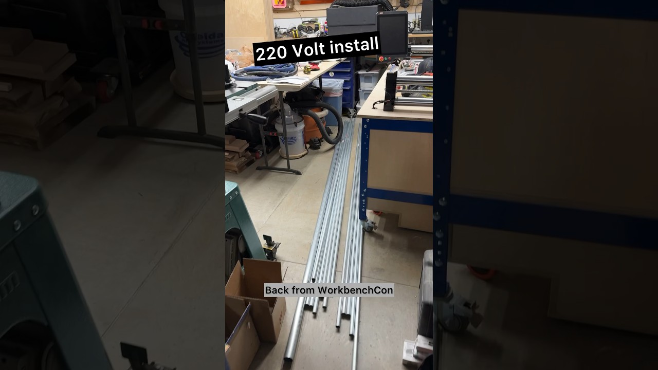 Time to get going on this electrical work to install the 220