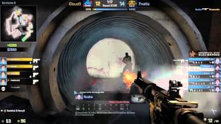 Flusha Ace vs Cloud 9 - Dreamhack 2015 Highlight