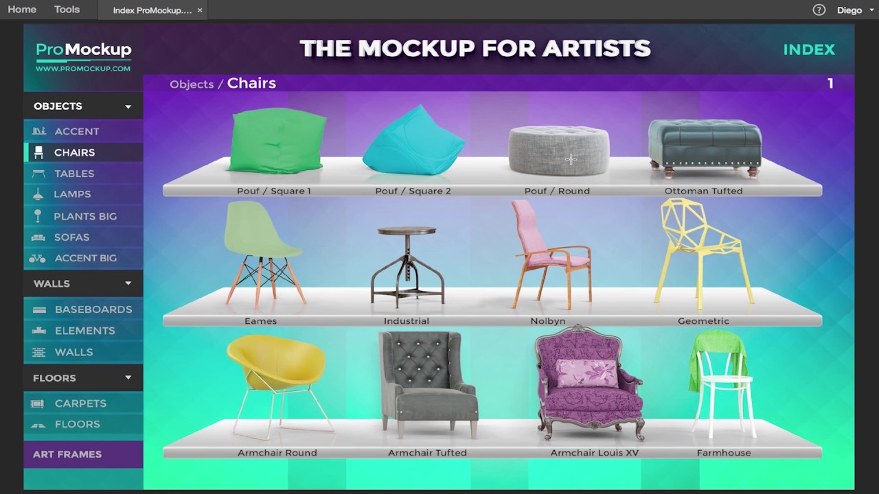 Creating a Scene with ProMockup Art