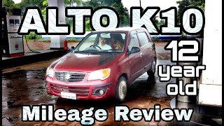 Alto K10 #firstgeneration 12 year old mileage TEST . #2023 #alto