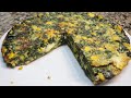 Tortilla de Kale y Choclo, rápida y llena de nutrientes | Anota los Ingredientes