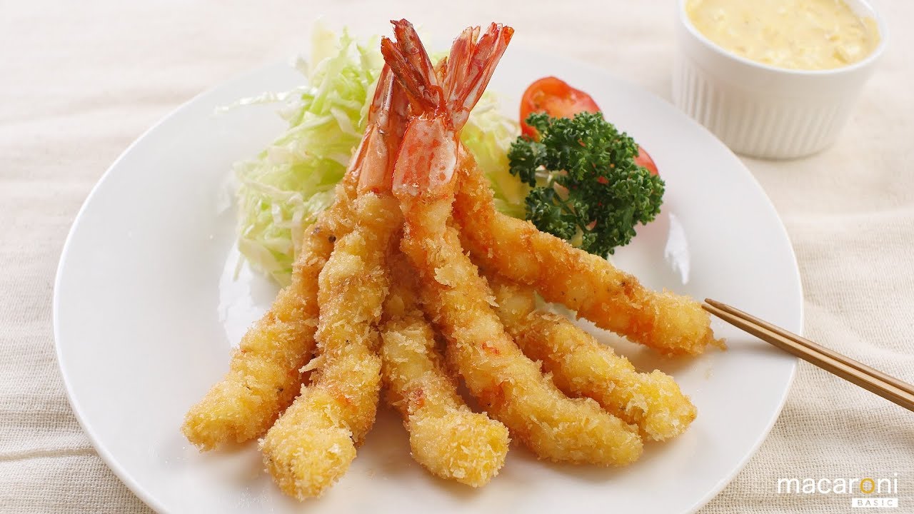 基本のレシピ まっすぐ揚がる 洋食屋さんのような サクサク エビ フライ のレシピ 作り方 Youtube