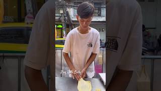 My son is practicing making roti. - Thai Street Food shorts