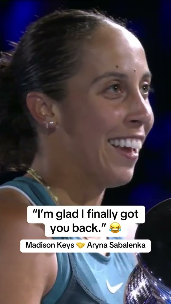 Madison Keys had the jokes ?