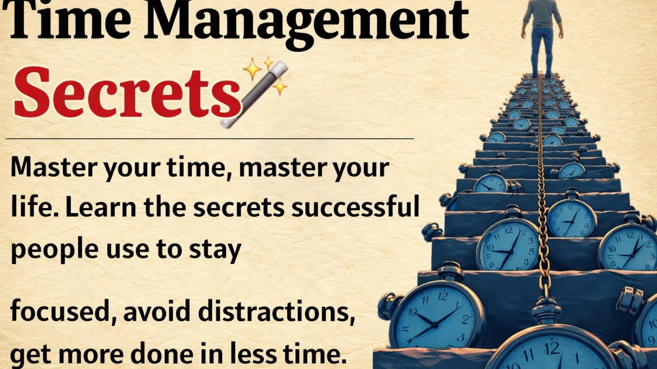 Time Management Secrets – How to Take Control of Your Life (No More Procrastination)