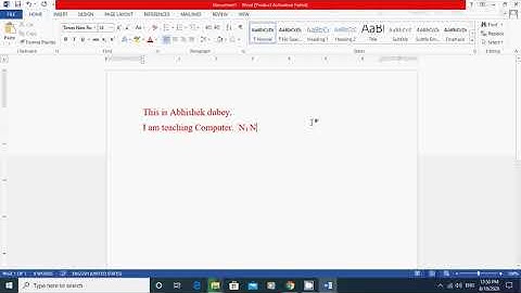 ch 3 Advanced features of Word Processor part 1