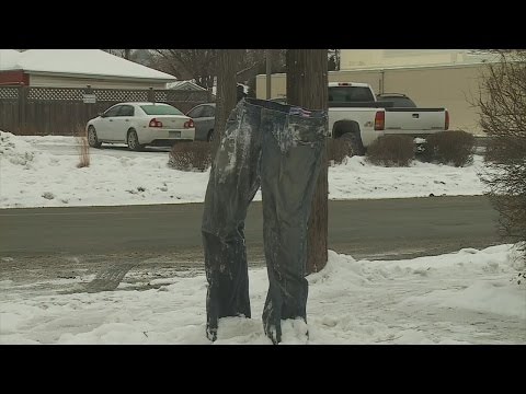 Frozen Pants Found Chilling Around Northeast Minneapolis