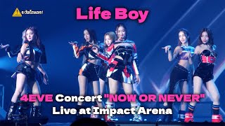 [4K] 4EVE - Life Boy พูดไปก็ไลฟ์บอย @ 4EVE Concert "NOW OR NEVER" Live at Impact Arena #ระวังโดนตก !