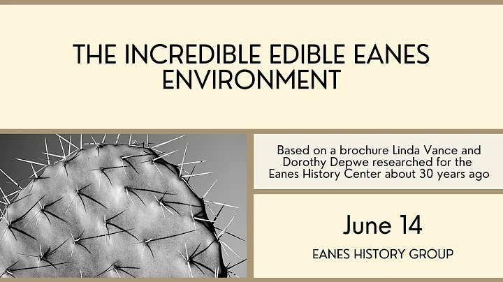 Eanes History Group - The Incredible Edible Eanes ...