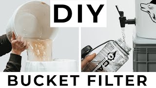 We Built This Bucket Filter Out of Amazon Products. How To Build a DIY Bucket Filter