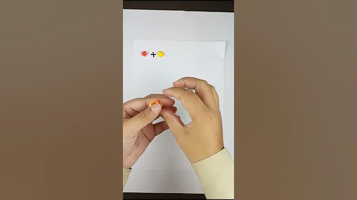 Color Mixing with clay 🥳😃. #shorts #airdryclay