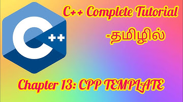 CPP Template complete Tutorial in Tamil
