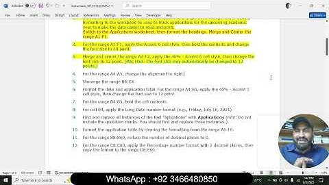 New Perspectives Excel 2019 | Module 2: End of Module Project 2 #ShingleRockCollege #excelmodule2