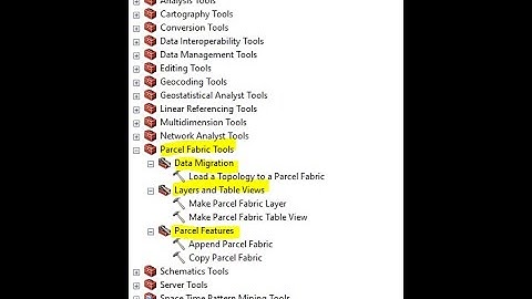 شرح ادوات Parcel Fabric Tools من ArcToolbox في ArcGIS |طريقة استخدام جميع ادوات نسيج قطع الأراضي