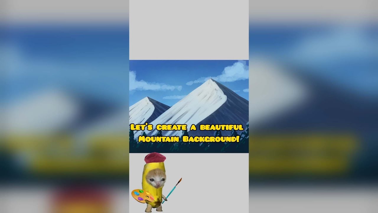 How to Draw a Mountain in IbisPaint X - YouTube