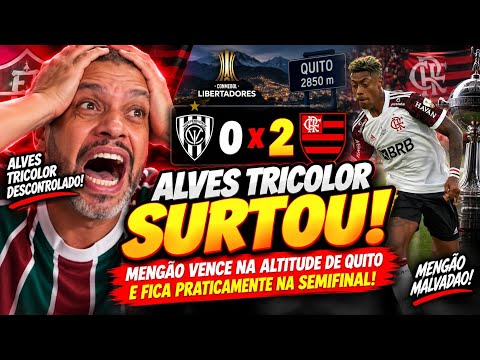 🔥 ALVES TRICOLOR SURTOU! 😂 MENGÃO MALVADÃO METE 2x0 NA ALTITUDE E ENCAMINHA A SEMIFINAL! 🔴⚫🏆