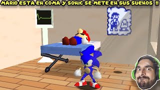 MARIO ESTÁ EN COMA Y SONIC SE METE EN SUS SUEÑOS !!  Hack de Mario 64 con Pepe el Mago