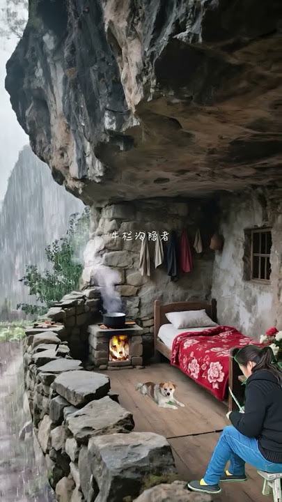 It's too noisy outside, I don't want to stay here anymore, so I went to the mountains to find a