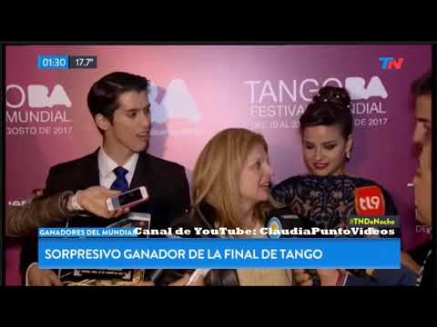 Agostina Tarchini y Axel Arakaki ganadores del Campeonato Mundial de Tango 2017