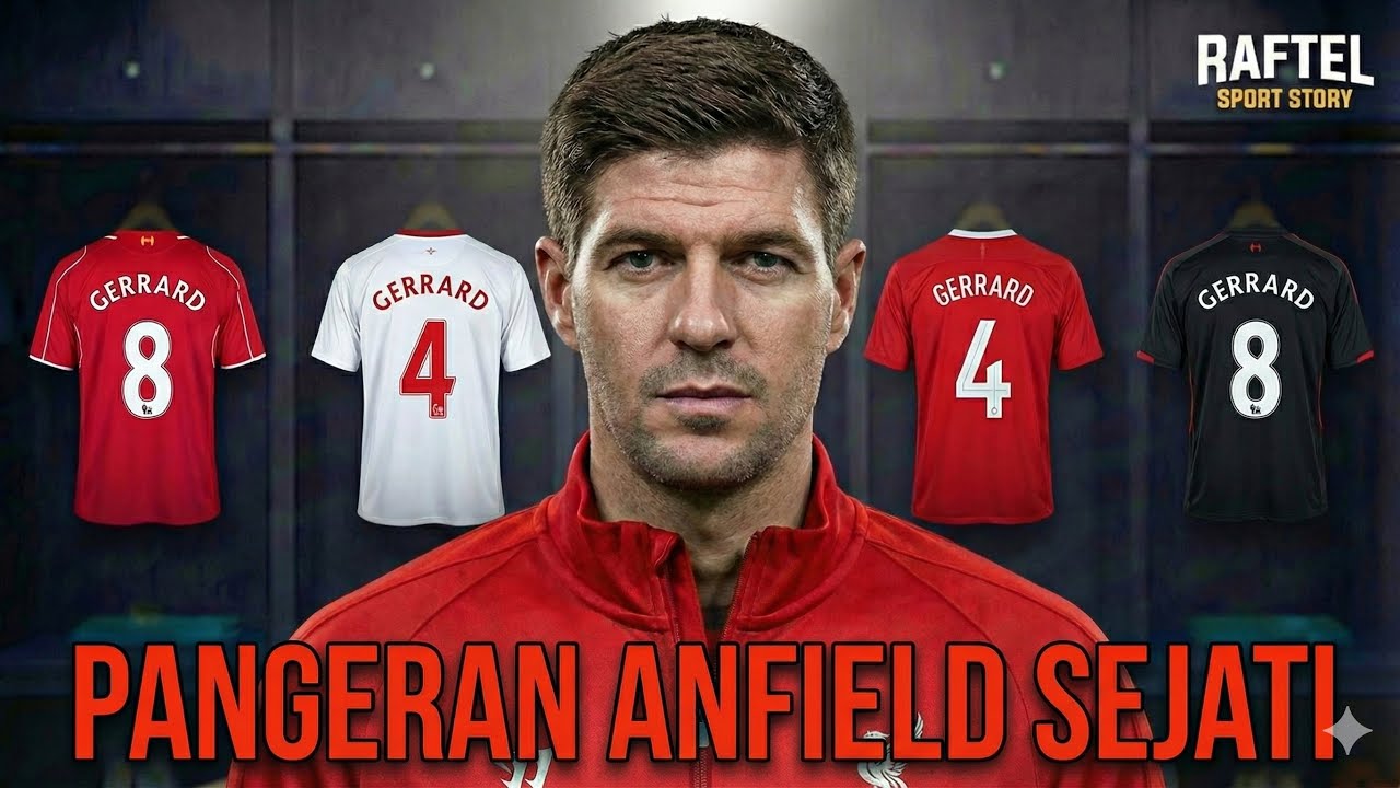 Kisah Steven Gerrard: Pangeran Anfield, Pahlawan Tanpa Mahkota dan Sebuah Loyalitas di Liverpool 