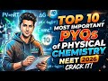 Most important PYQS of physical chemistry for JEE Mains and NEET 
