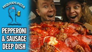 Pequod's Pizza *CHICAGO DEEP DISH* Full Food Review
