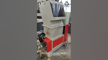 EPE FOAM HOT MELTING MACHINE | DENSIFIER | RECYCLING | MACHINERY | POLYETHYLENE | EPS | RECYCLE