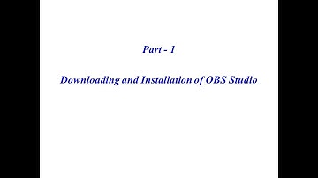 OBS Studio Part 1: Downloading and Installation of OBS Studio: By Dr.Shantashree Sengupta