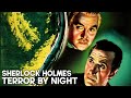 Sherlock holmes  terror by night  basil rathbone  film noir  classic thriller