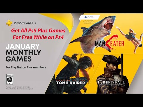 How To Get PS5 Plus Games For Free while on PS4