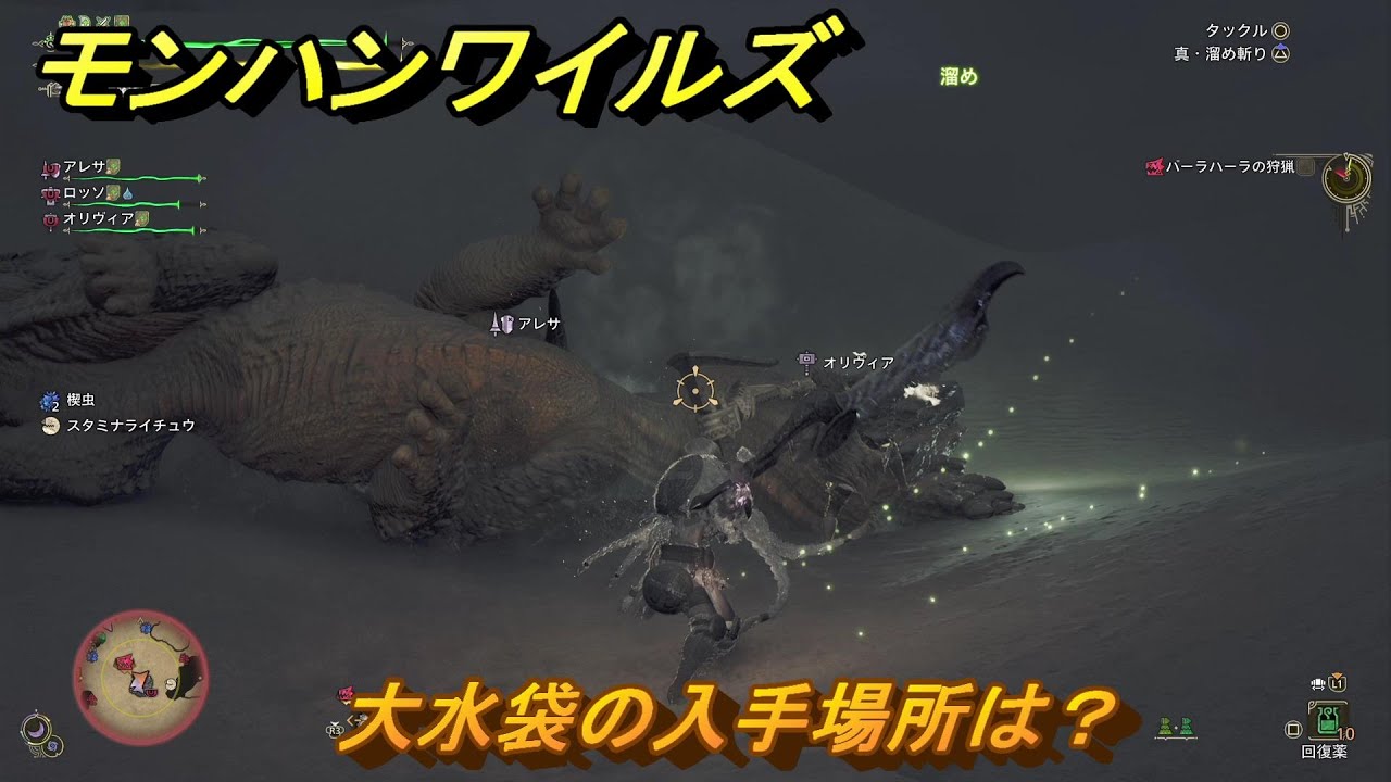 モンハン ワールド 水 袋